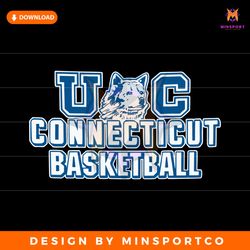 uc uconn huskies connecticut basketball svg