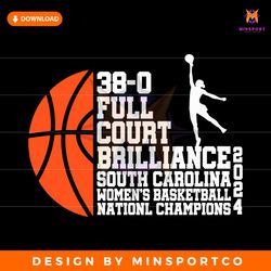 full court brilliance south carolina champions svg