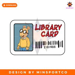 library card svg 1 arthur svg