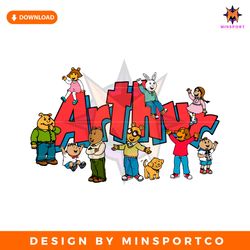 funny arthur and friends tv series svg