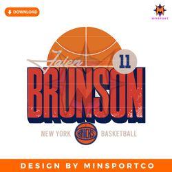 jalen brunson new york knicks nba player svg