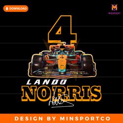 retro lando norris formula one png