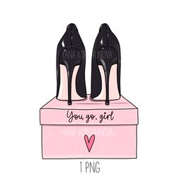 shoes clipart, fashion clipart, planner clipart