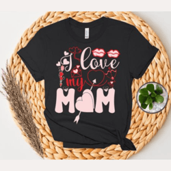 i love my mom cut files | cricut | silhouette cameo | svg cut files | digital files | pdf | eps | dxf | png | best mothe