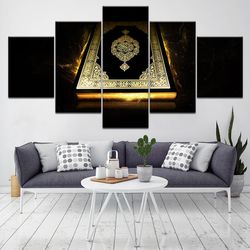 ancient bible religion art large framed 5 pieces canvas wall art decor