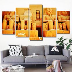 ancient egypt 1 abstract art large framed 5 pieces canvas wall art decor