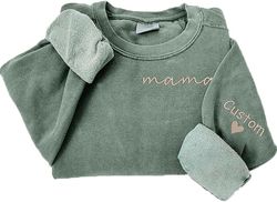 godlover custom embroidered mama sweatshirt, embroidered mama sweatshirt, best mom sweatshirt