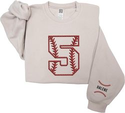 godlover custom embroidered number baseball sweatshirts with name on sleeve, unisex baseball sweaters hoodies