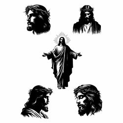 jesus svg bundle, christian svg, jesus cut files, jesus clipart, religious svg, god svg, jesus cross svg, cross svg