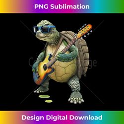 Turtle Playing Electric Guitar - Animal Turtle Lover Guitar - Vibrant Sublimation Digital Download - Elevate Your Style with Intricate Details