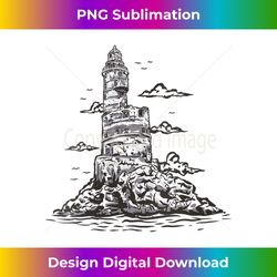 s Lighthouse Ocean Building Sea - Innovative PNG Sublimation Design - Infuse Everyday with a Celebratory Spirit