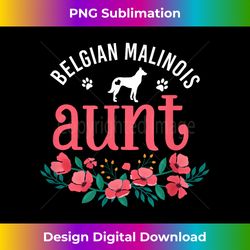 Malinois Aunt Dog Gifts Women Belgian Malinois Dog Pet Lover - Deluxe Png Sublimation Download - Rapidly Innovate Your Artistic Vision