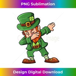 st patricks day dabbing leprechaun irish boys girls dab - deluxe png sublimation download - ideal for imaginative endeavors