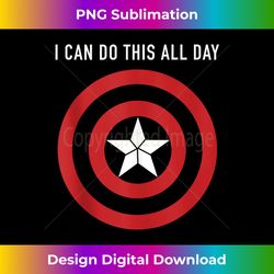 marvel captain america i can do this all day shield portrait - crafted sublimation digital download - immerse in creativity with every design