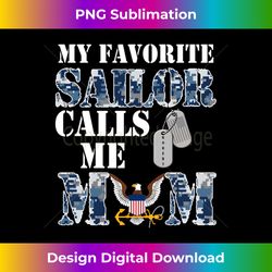 My Favorite Sailor Calls Me Mom - Classic Sublimation PNG File - Crafted for Sublimation Excellence