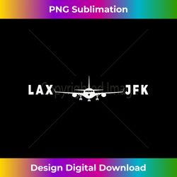 jfk to lax - travel lax jfk for men women - bespoke sublimation digital file - lively and captivating visuals