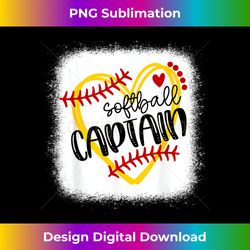 personalized softball heart cute captain - chic sublimation digital download - customize with flair