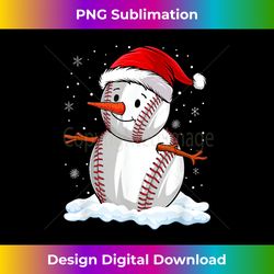 baseball snowman christmas baseball player xmas party - deluxe png sublimation download - access the spectrum of sublimation artistry
