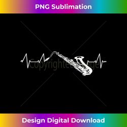 saxophone music heartbeat t sax player - sophisticated png sublimation file - ideal for imaginative endeavors