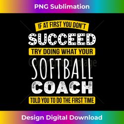 funny softball coach thank you appreciation - luxe sublimation png download - enhance your art with a dash of spice
