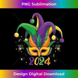 mardi gras 2024 jester hat shrove tuesday fool's hat 2024 - eco-friendly sublimation png download - animate your creative concepts