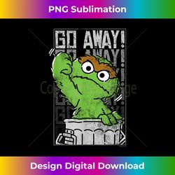 Sesame Street Oscar the Grouch Go Away - Sleek Sublimation PNG Download - Immerse in Creativity with Every Design