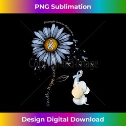 faith hope cure periwinkle daisy flower stomach cancer - sublimation-optimized png file - elevate your style with intricate details