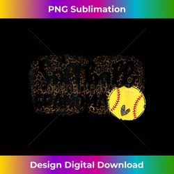 leopard softball grandma softball grandma - innovative png sublimation design - spark your artistic genius