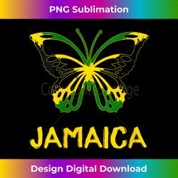 s jamaican flag butterfly jamaica independence day proud - edgy sublimation digital file - crafted for sublimation excellence