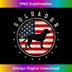 goldador usa flag 4th july dog mom dad - artisanal sublimation png file - tailor-made for sublimation craftsmanship