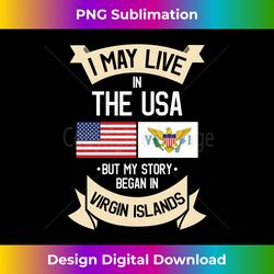 us virgin islands roots american flag usa s - innovative png sublimation design - animate your creative concepts