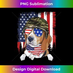 vintage american flag 4th of july beagle veteran dog lover - sophisticated png sublimation file - immerse in creativity with every design