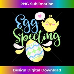 egg-specting easter pregnancy baby announcement - futuristic png sublimation file - chic, bold, and uncompromising