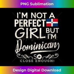 dominican republic flag girl dominican pride souvenir - innovative png sublimation design - elevate your style with intricate details