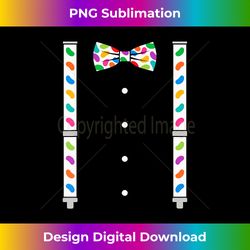 easter candy bow tie & suspenders - timeless png sublimation download - channel your creative rebel