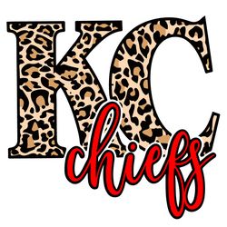 kc chiefs leopard print svg