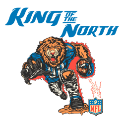 Detroit Lions King Of The North SVG Digital Download Untitled