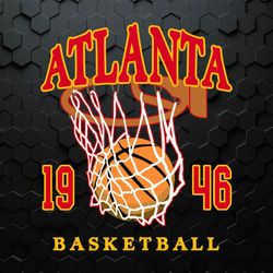 atlanta basketball 1946 nba team svg