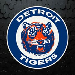 detroit tigers mlb team logo svg