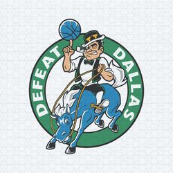 funny boston basketball defeat dallas svg