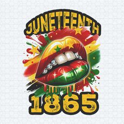 juneteenth 1865 lips african americans png