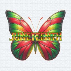 retro juneteenth butterfly freedom month png