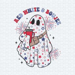 red white and boujee american ghost svg