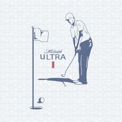 retro michelob ultra golfing dad svg