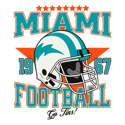 Miami Football Go Fins 1967 SVG