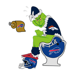 Funny Denver Broncos Grinch Buffalo Bills SVG