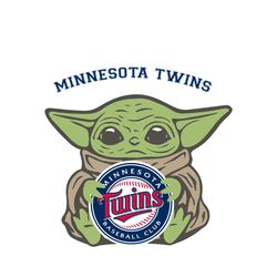 Minesota Twins Baby Yoda Sport Logo Team Gift SVG