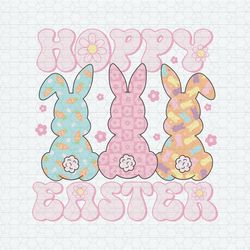 Groovy Bunny Hoppy Easter SVG