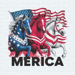 merica horse 4th of july usa flag png