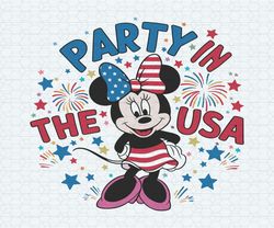 party in the usa disney independence day svg